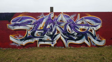 Graffiti Wall - Photo by HideHauer - hide, hauer, bz (2016)