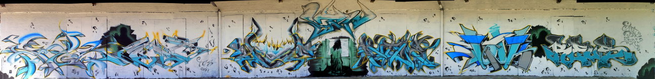 Graffiti Wall - Photo by HideHauer - Ruts, Meag, Hide (2015)