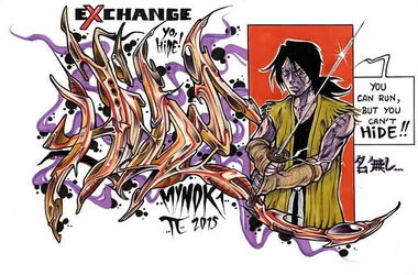 Graffiti Sketch - Photo by HideHauer - exchange, by, Mynok (2015)