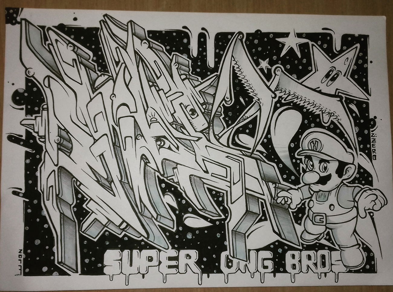 Graffiti Sketch - Photo by HideHauer - superhide, 2017 (2017)