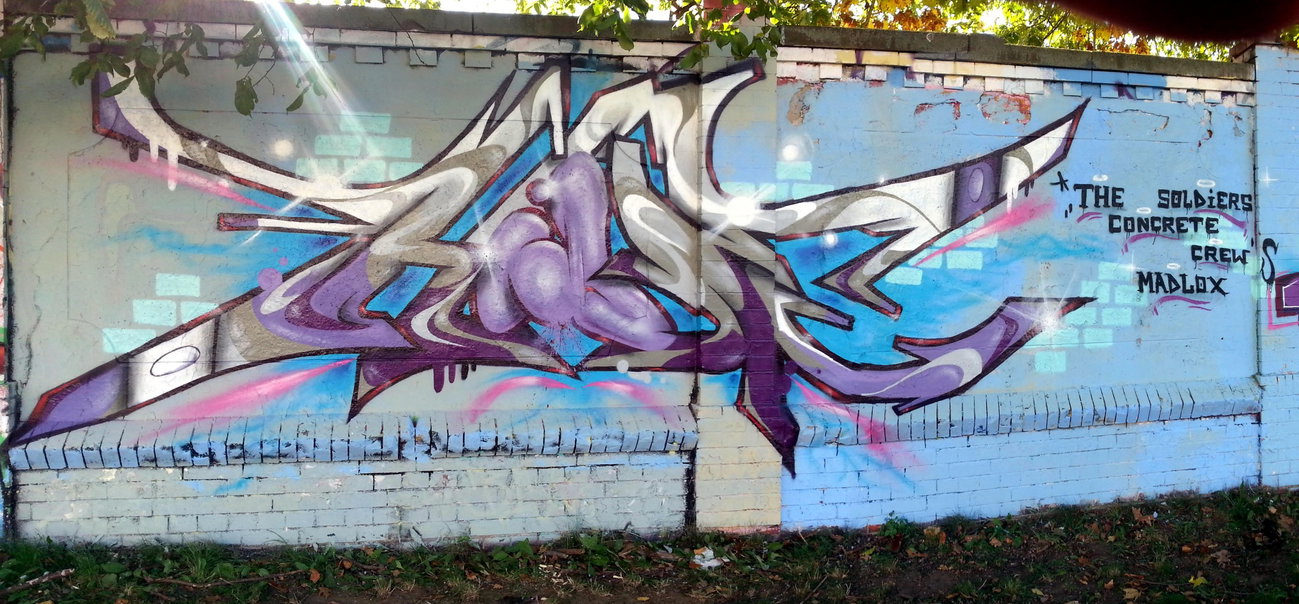 Graffiti Wall - Photo by HideHauer - mulk, hide, hauer (2015)