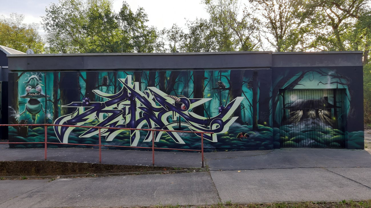 Graffiti Wall - Photo by HideHauer - HIDE, hauer (2019)