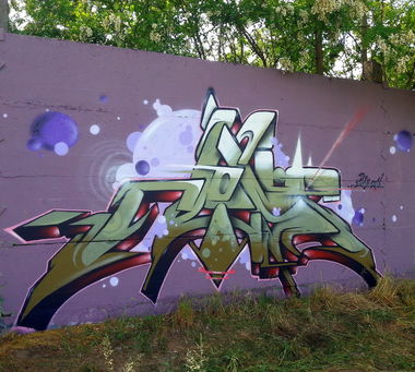 Graffiti Wall - Photo by HideHauer - hide, hauer, bz (2016)