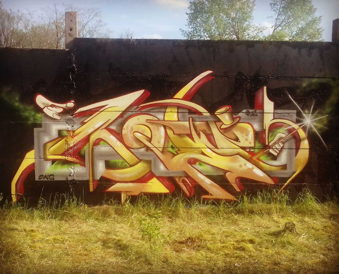 Graffiti Wall - Photo by HideHauer - hide, hauer, stendal (2017)