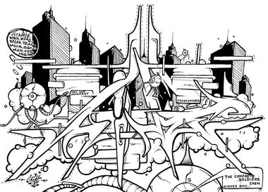 Graffiti Sketch - Photo by HideHauer - hide, hauer, tcs (2016)