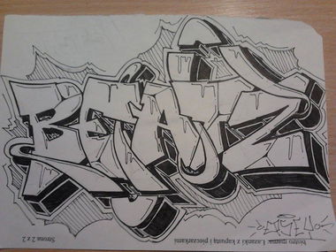 Graffiti Wall - Photo by Hikkikomori