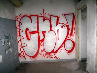 Graffiti Bombing - Photo by Hilary90