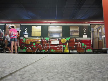 Graffiti Train - Photo by Hilary90