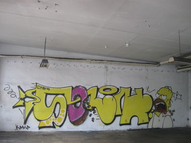 Graffiti Bombing - Photo by Hilary90 - cnb