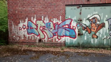 Graffiti Wall in Münster - Photo by HillsHaveStyles - Brus, FC, Münster