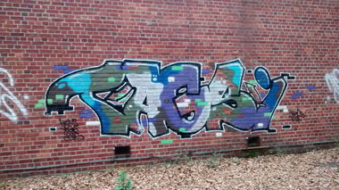 Graffiti Wall in Münster - Photo by HillsHaveStyles - Heins, Yoga, Joys (2010)