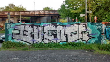 Graffiti Wall in Münster - Photo by HillsHaveStyles - Bueno, AYC, Münster (2014)