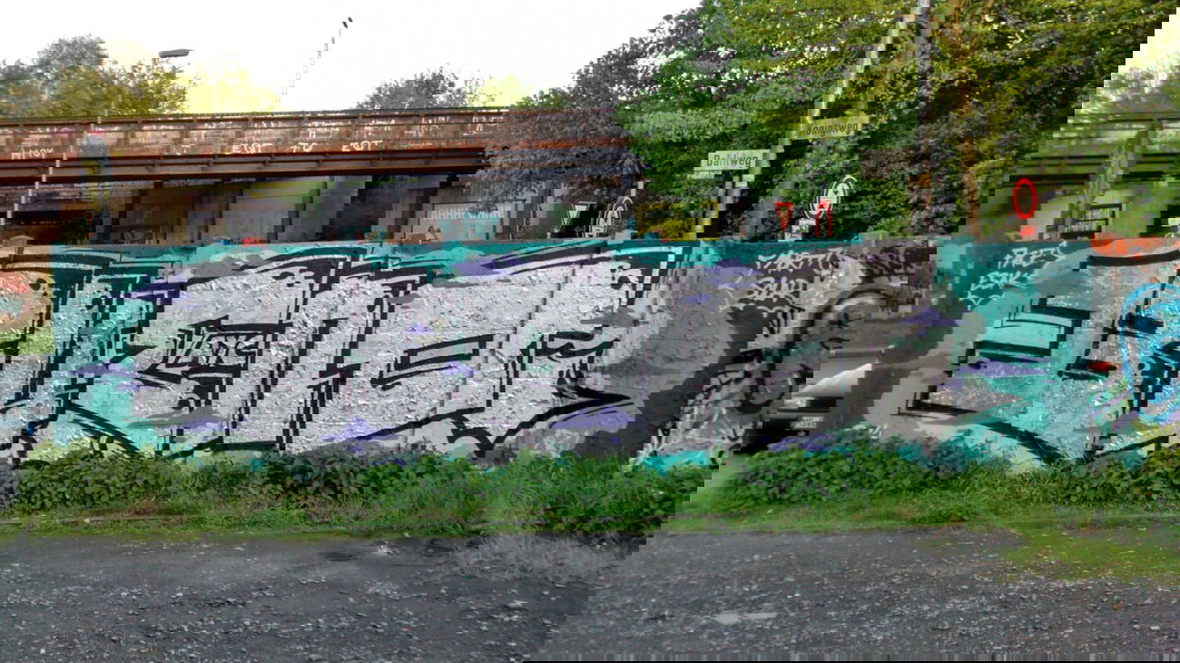 Graffiti Wall in Münster - Photo by HillsHaveStyles - Bueno, AYC, Münster (2014)