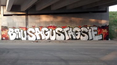 Graffiti Wall in Münster - Photo by HillsHaveStyles - Brus, Agus, Tagsi (2014)
