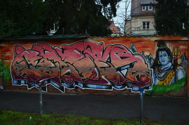 Graffiti Wall - Photo by Hinton123 - Chur, Darmstadt (2013)