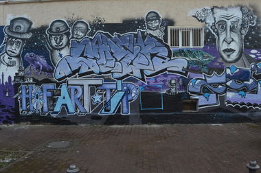 Graffiti Wall - Photo by Hinton123 - ZS, HOFFART, TIP (2013)
