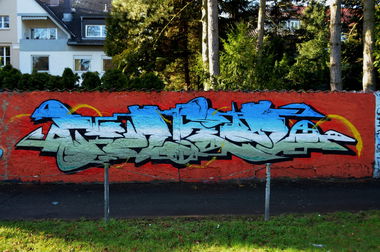Graffiti Wall - Photo by Hinton123 - Check, Chek, Chur (2014)
