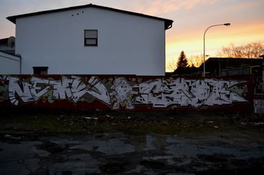Graffiti Wall - Photo by Hinton123 - Nemk, Chek, Check (2014)
