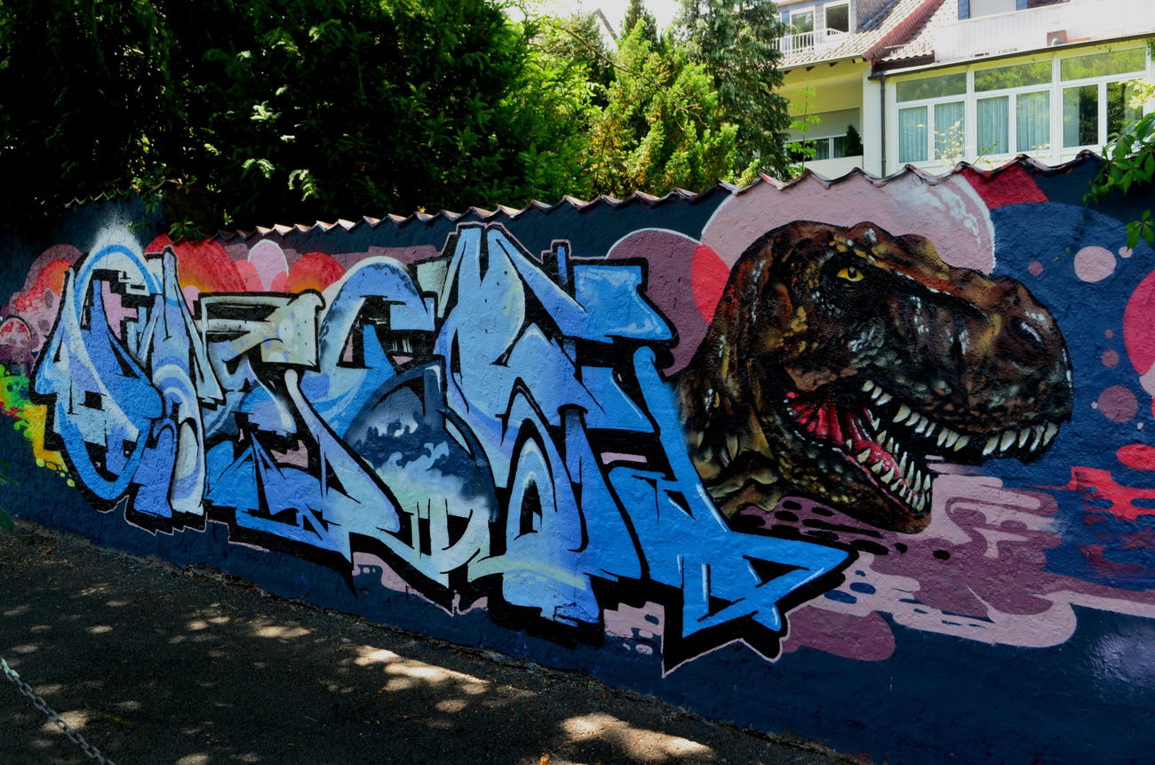 Graffiti Wall - Photo by Hinton123 - check, chek, Darmstadt (2015)