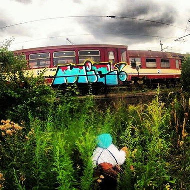 Graffiti Train - Photo by Hit88