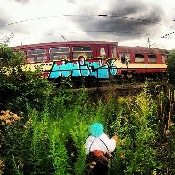 Graffiti Train - Photo by Hit88