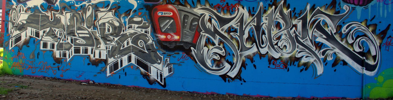 Graffiti Wall - Photo by Hitzerot - Toir, Znek, Aek