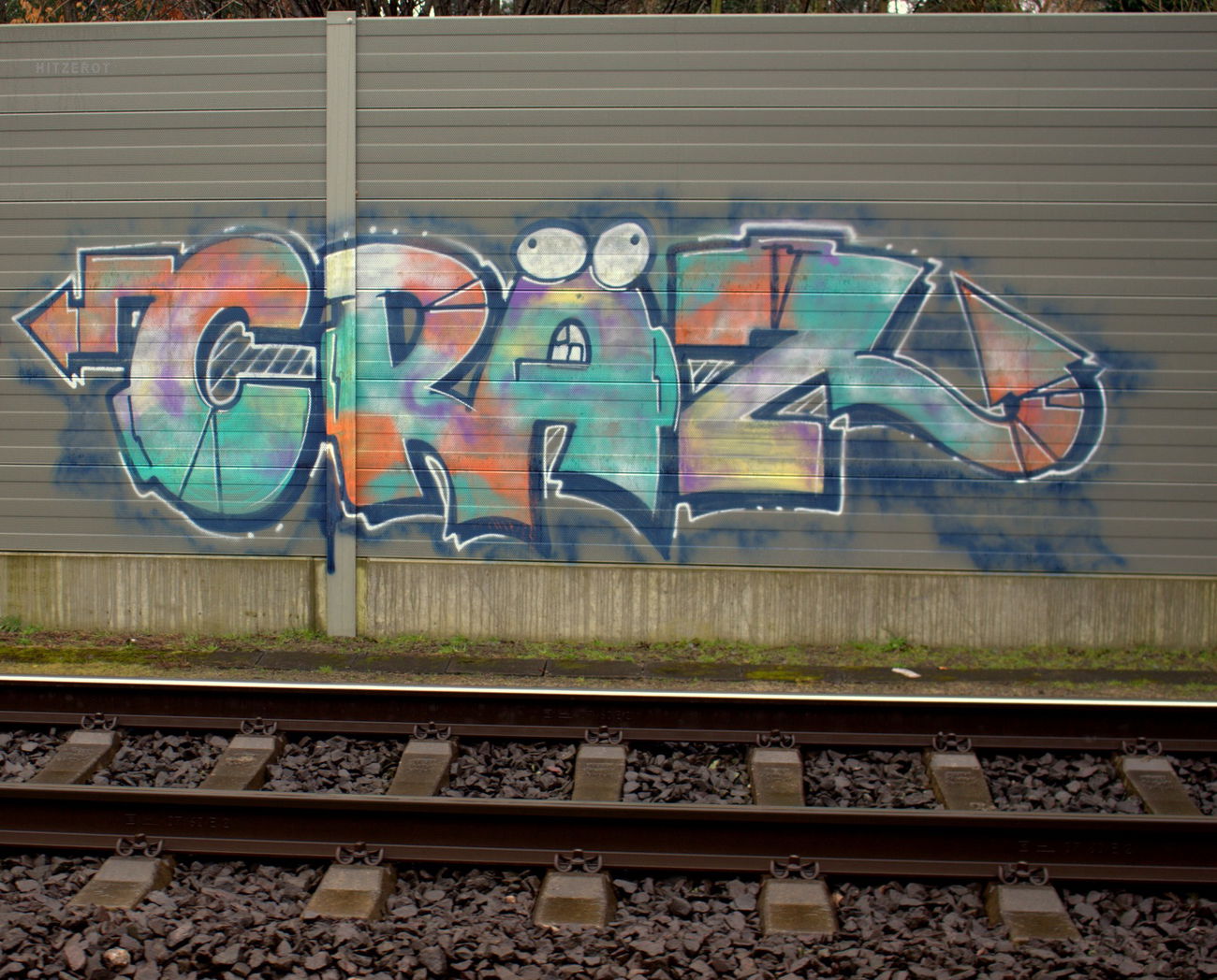 Graffiti Wall - Photo by Hitzerot - CRAZ, GSK (2014)