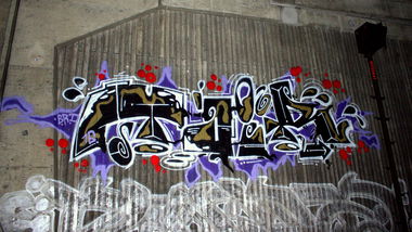 Graffiti Bombing - Photo by Hitzerot - TOIRIOT, BRD, TOIR