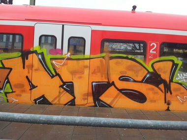 Graffiti Train - Photo by HoWi_OnE - ATS