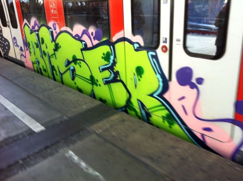 Graffiti Train - Photo by HoWi_OnE - Raser (2014)