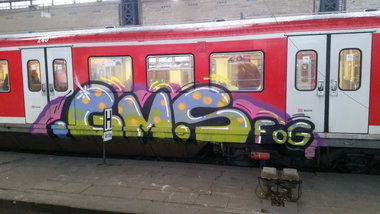 Graffiti Train - Photo by Hobbyspotter (2015)