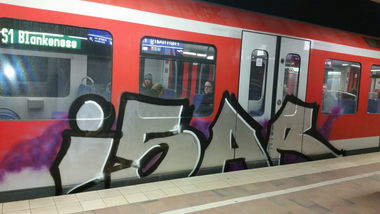 Graffiti Train - Photo by Hobbyspotter