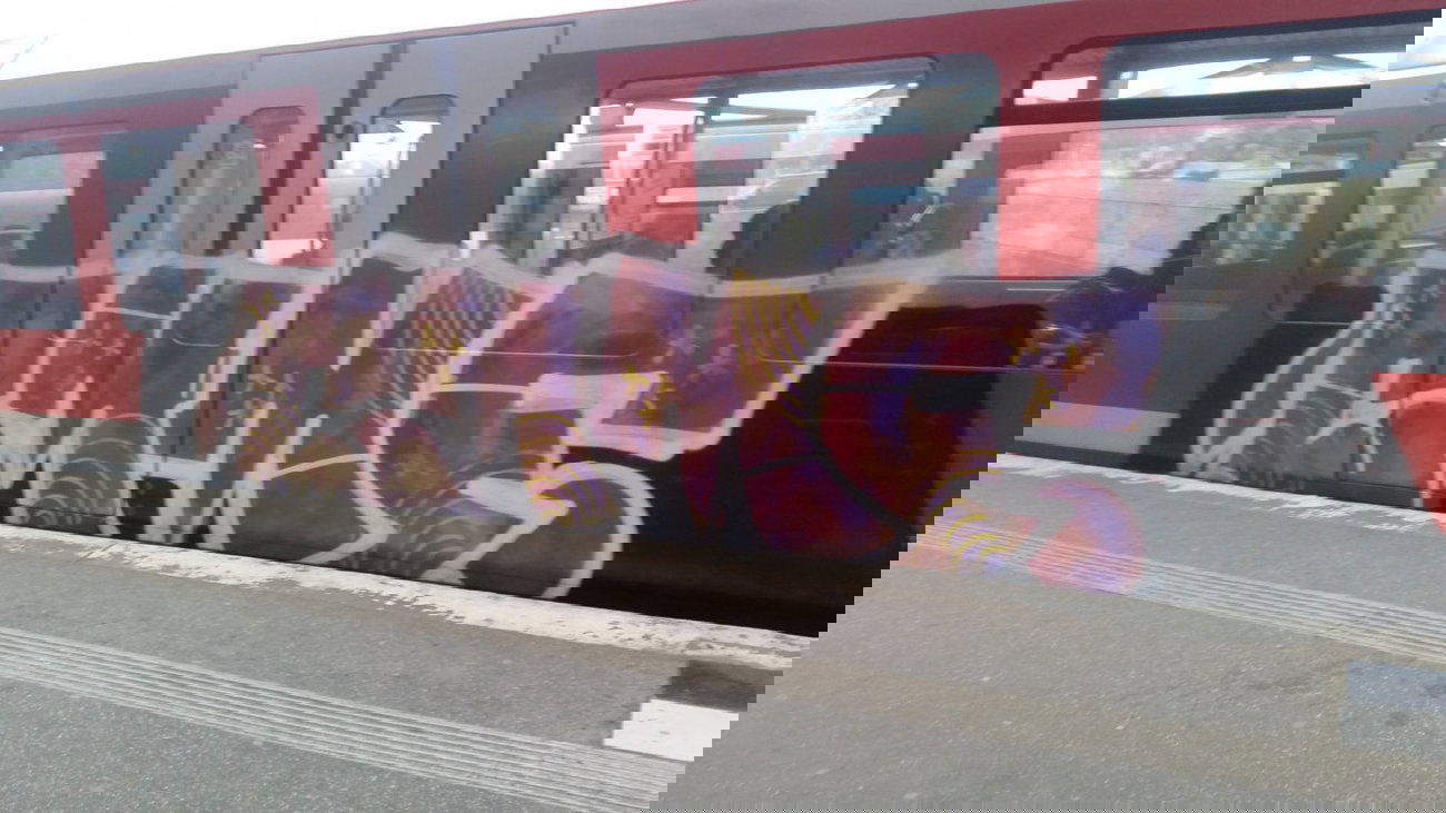 Graffiti Train - Photo by Hobbyspotter