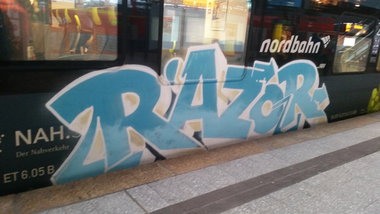 Graffiti Train - Photo by Hobbyspotter