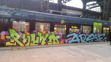 Graffiti Train - Photo by Hobbyspotter