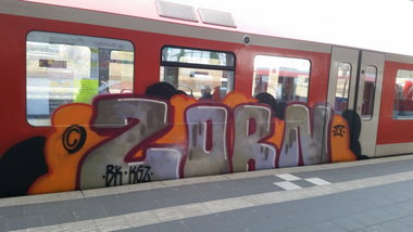 Graffiti Train - Photo by Hobbyspotter