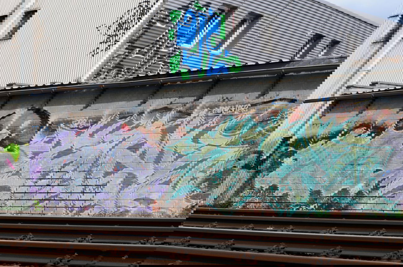 Graffiti Wall - Photo by Hodenkobolt - Zier, Veao, Ges