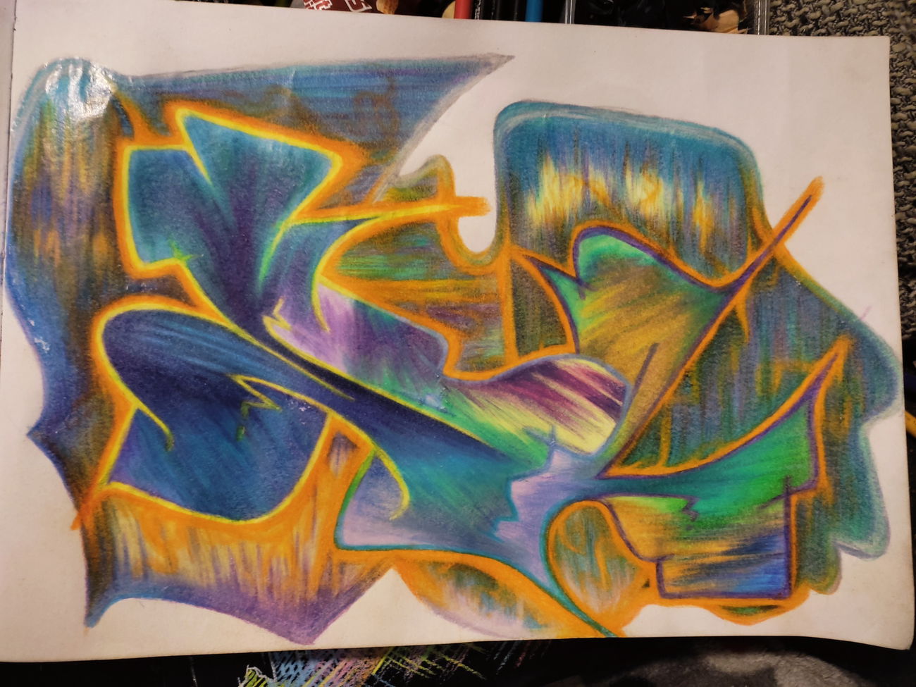 Graffiti Sketch - Photo by Hoe1