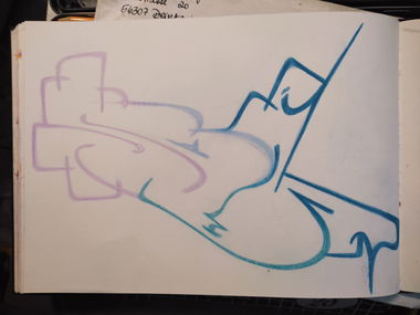 Graffiti Sketch - Photo by Hoe1