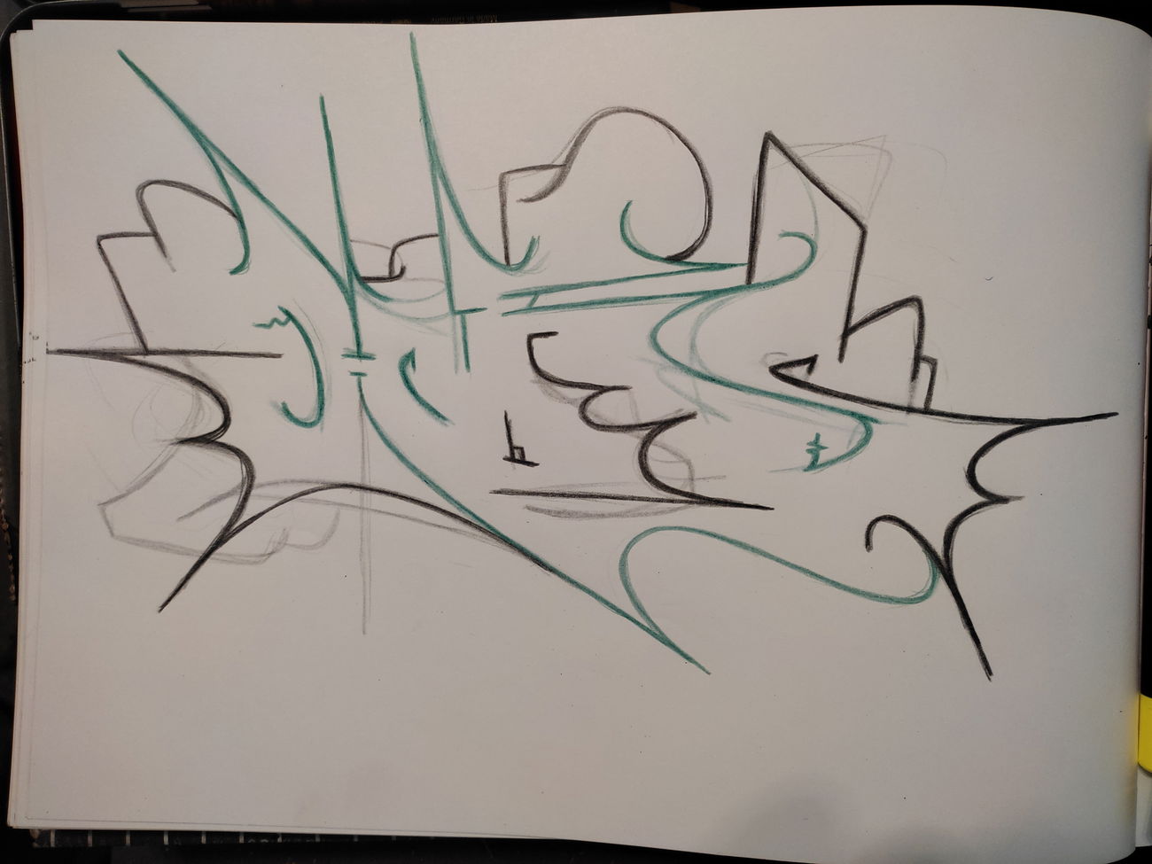 Graffiti Sketch - Photo by Hoe1