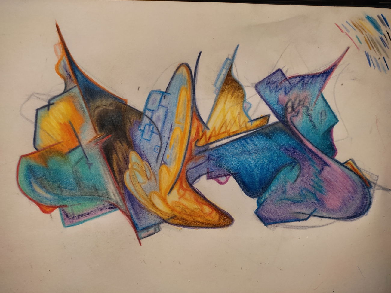 Graffiti Sketch - Photo by Hoe1