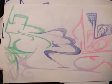 Graffiti Sketch - Photo by Hoe1