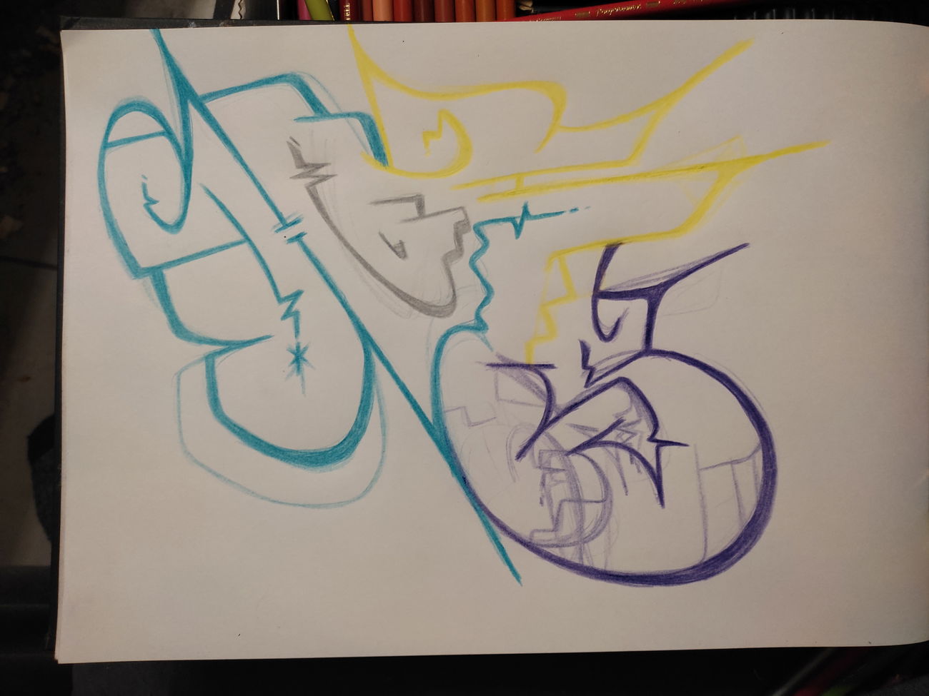 Graffiti Sketch - Photo by Hoe1