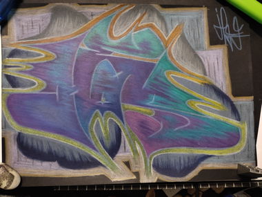 Graffiti Sketch - Photo by Hoe1