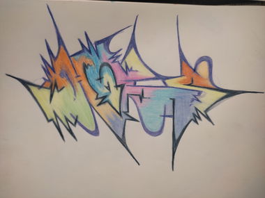 Graffiti Sketch - Photo by Hoe1