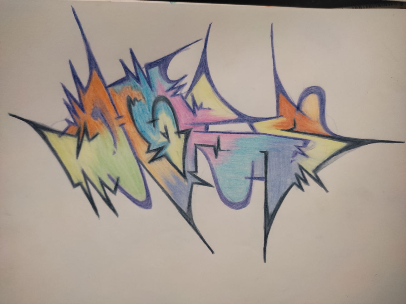 Graffiti Sketch - Photo by Hoe1