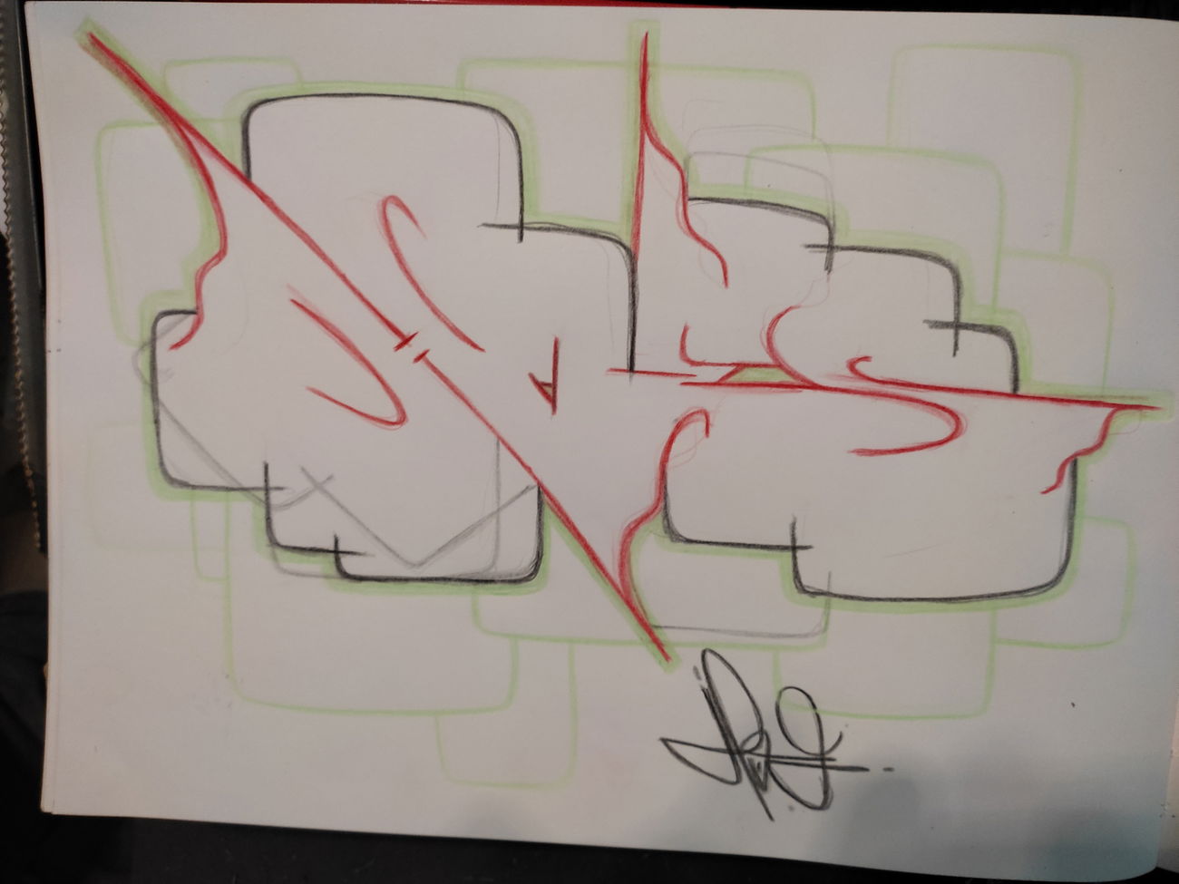 Graffiti Sketch - Photo by Hoe1