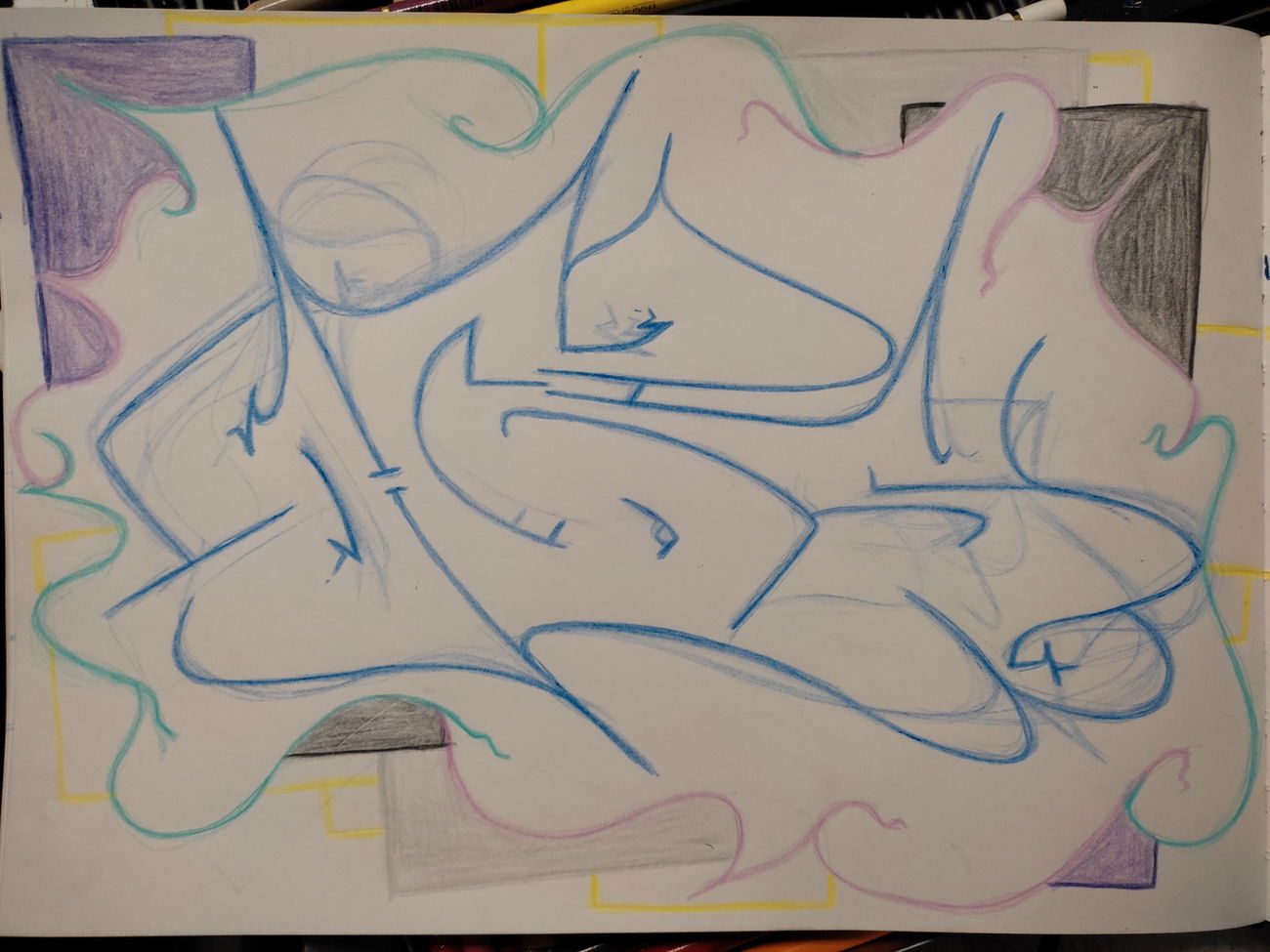 Graffiti Sketch - Photo by Hoe1
