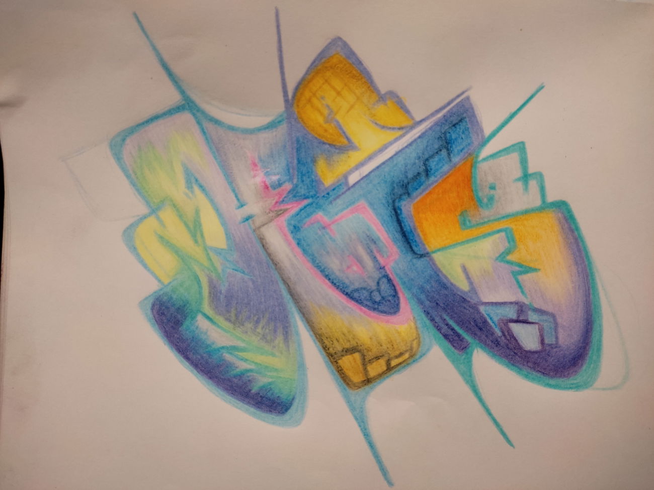 Graffiti Sketch - Photo by Hoe1