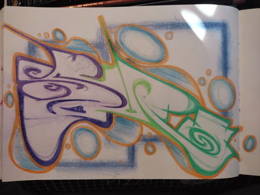 Graffiti Sketch - Photo by Hoe1